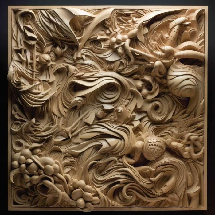 نموذج ثلاثي الأبعاد لآلة CNC 3D Art 